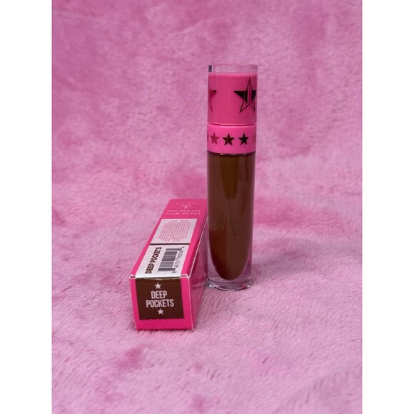 New! Deep Pockets Jeffree Star Velour Liquid Lipstick VLL NWT NIB Warm Nude - Picture 2 of 5